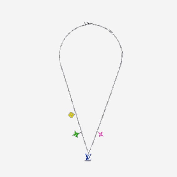 ✨루이비통 남성 인스팅트 목걸이 M01125 【매장-80만원대】 - Louis vuitton Mens White Gold Necklace - acc247x
