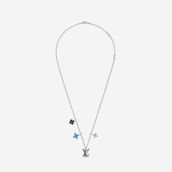 ✨루이비통 남성 인스팅트 펜던트 목걸이 M00521 【매장-80만원대】 - Louis vuitton Mens White Gold Necklace - acc249x