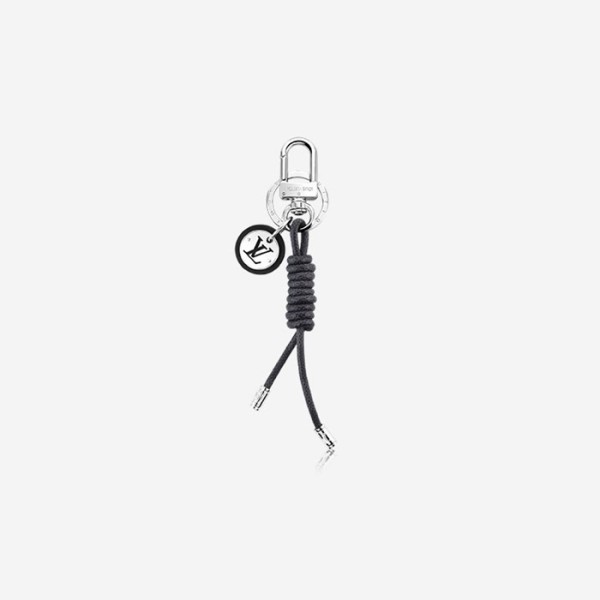 ✨루이비통 남/녀 레더 로프 키 홀더 M67224 【매장-50만원대】 - Louis vuitton Unisex Black Key Ring - acc258x