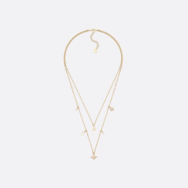 ✨디올 여성 Lucky 골드 메탈 목걸이 【매장-140만원대】 - Dior Yellow Gold Necklace - acc286x