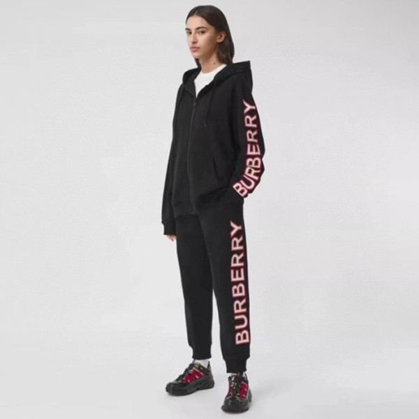 ✨버버리 여성  캐쥬얼 블랙 츄리닝 - Burberry Womens Black Training Clothes - bu320x