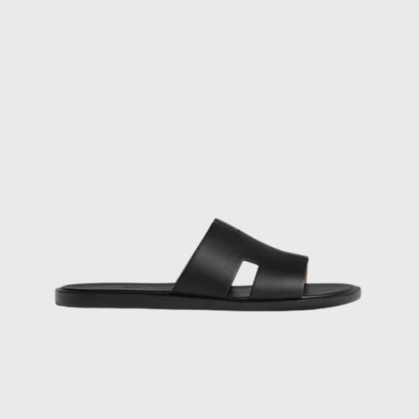 ✨에르메스 남성 이즈미르 샌들 【매장-150만원대】 - Hermes Mens Black Slippers - he301x