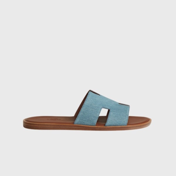 ✨에르메스 남성 이즈미르 샌들 【매장-150만원대】 - Hermes Mens Blue Slippers - he304x