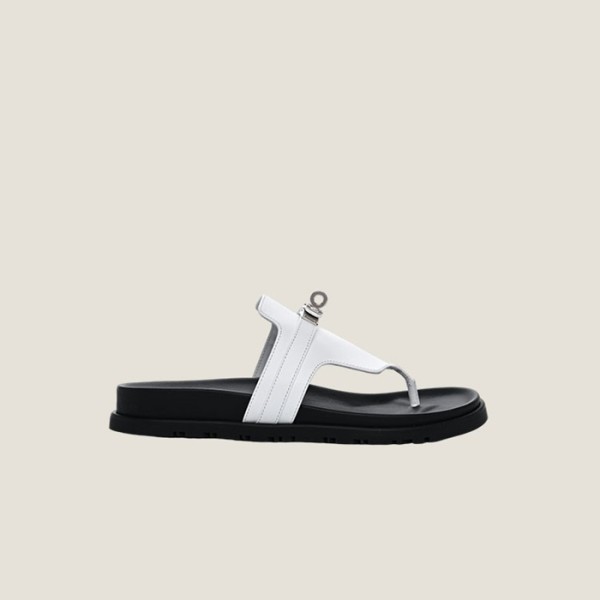 ✨에르메스 남/녀 카프스킨 엠파이어 샌들 【매장-200만원대】 - Hermes Unisex White Slippers - he307x