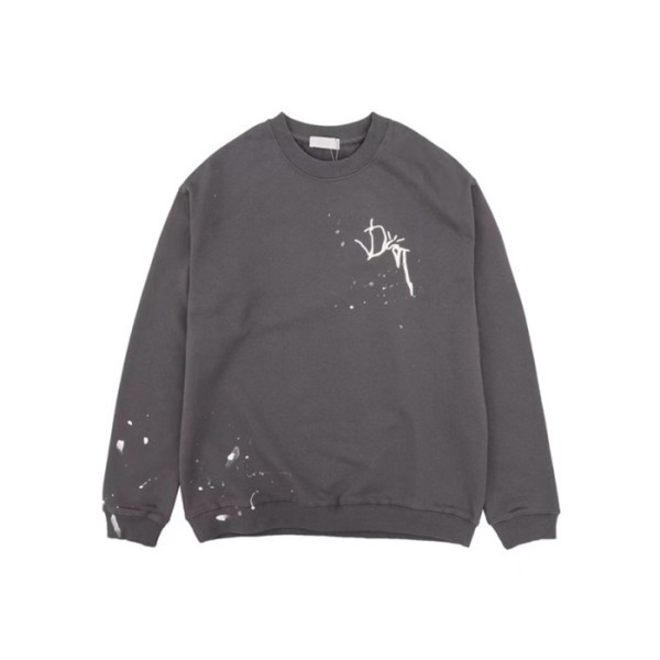 ✨디올 남성 클래식 그레이 긴팔티 - Dior Mens Gray Tshirts - di727x