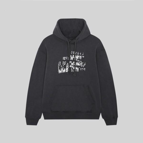 ✨메종마르지엘라 남성 블랙 후드티 - Maison margiela Mens Black Hoodie - mai219x