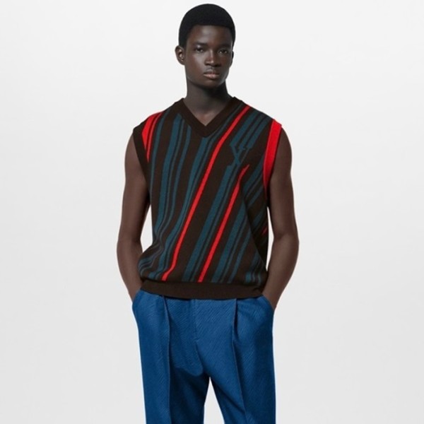 ✨루이비통 남성 블루 베스트 - Louis vuitton Mens Blue Vest - lv1962x