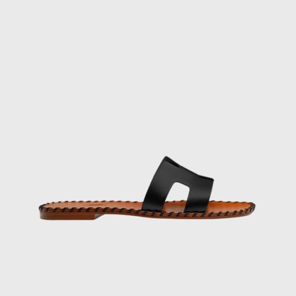 ✨에르메스 여성 오란 샌들 【매장-150만원대】 - Hermes Womens Black Slippers - he365x