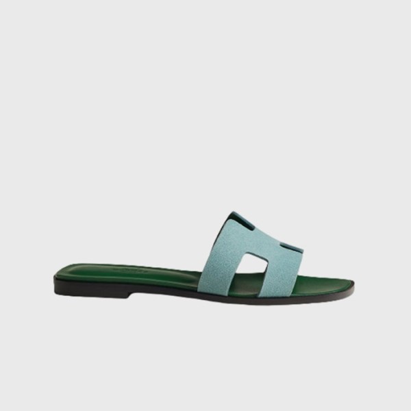 ✨에르메스 여성 오란 샌들 【매장-150만원대】 - Hermes Womens Green Slippers - he366x