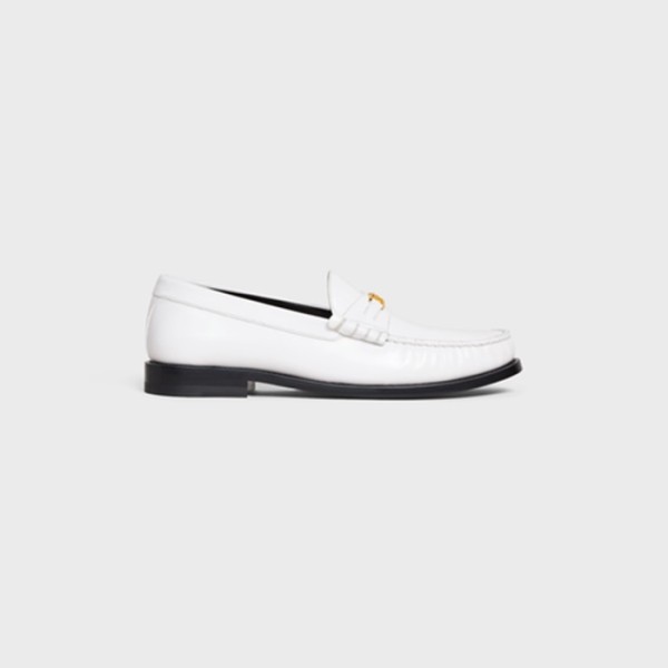 ✨셀린느 여성 트리옴페 로퍼 화이트 【매장110만원대】 - Celine Womens White Loafers - ce224x