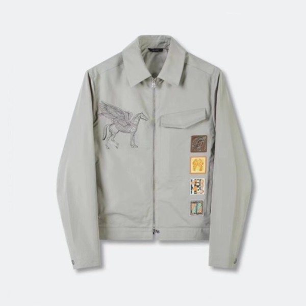 ✨에르메스 남성 그레이 자켓 -  Hermes Mens Gray Jackets - he399x