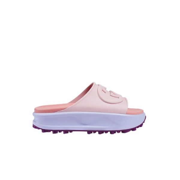 ✨구찌 여성 인터로킹 G 슬라이드 샌들슬리퍼【매장-80만원대】 - Gucci Womens Pink Slippers - gu1067x