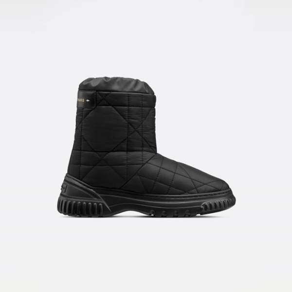 ✨디올 여성 까나쥬 퀼팅 프로스트 앵클부츠 KCI812CQN【매장-140만원대】 - Dior Womens Black Boots - di765x