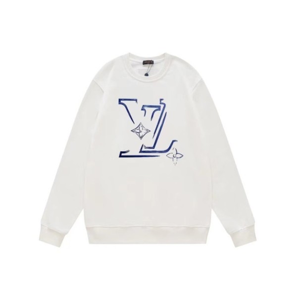 ✨루이비통 남성 화이트 맨투맨 - Louis vuitton Mens White Tshirts - lv1977x