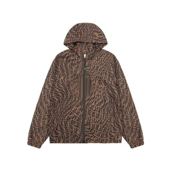 ✨펜디 남성 카키 양면 자켓 - Fendi Mens Khaki Jackets - fe538x