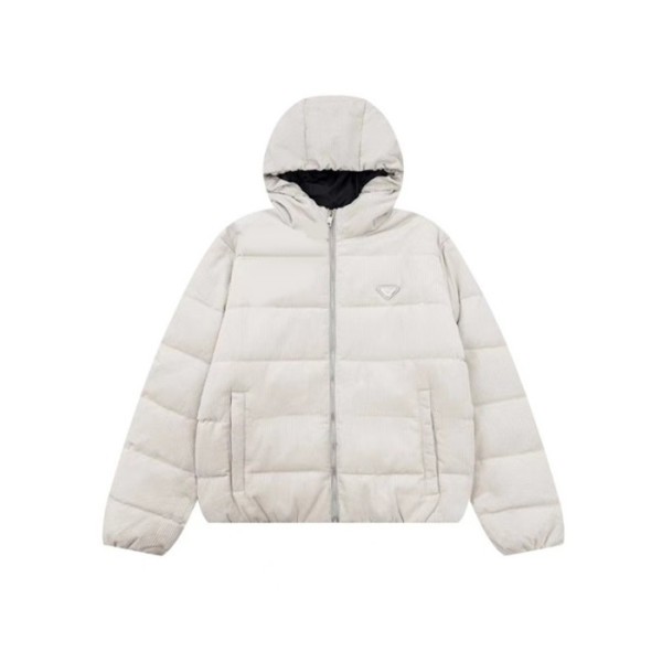 ✨프라다 남성 화이트 다운 자켓 - Prada Mens White Jackets - pr775x