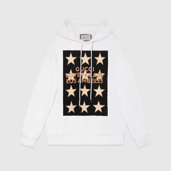 ✨구찌 남성 화이트 후드티 - Gucci Mens White  Hoodie - gu1095x