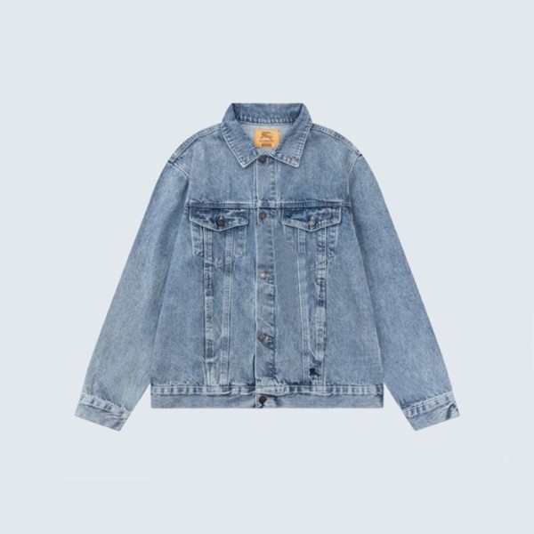 ✨버버리 남성 블루 데님 자켓 - Burberry Mens Blue Jackets - bu318x