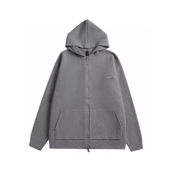 ✨크롬하츠 남성 그레이 후드집업 - Chrom hearts Mens Gray Hoodie - ch209x