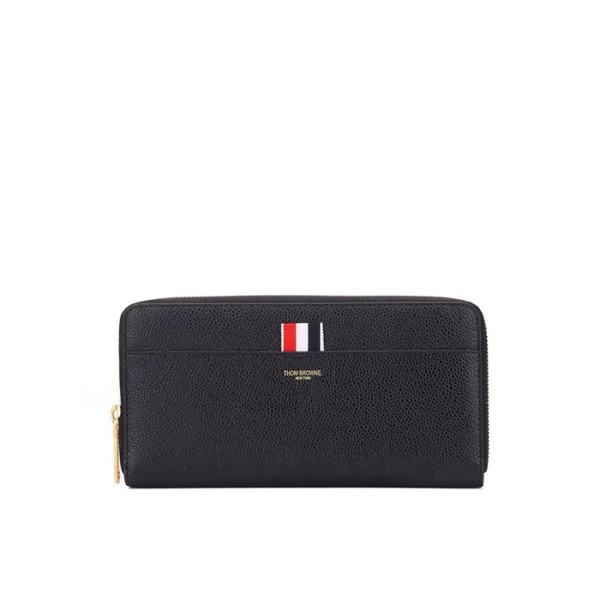 ✨톰브라운 남성 블랙 장지갑 - Thom Browne Mens Black Long Wallets - th112x