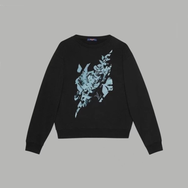 ✨루이비통 남성 블랙 맨투맨 - Louis vuitton Mens Black Tshirts - lv2019x