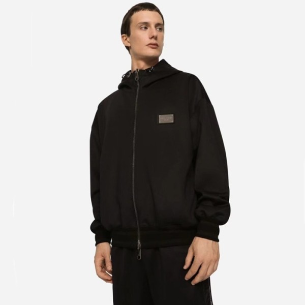 ✨돌체앤가바나 남성 블랙 양면자켓 - Dolce&Gabbana Mens Black Jackets - dol503x