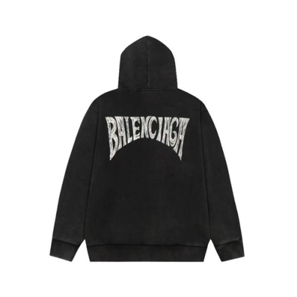 ✨발렌시아가 남성 블랙 후드티 - Balenciaga Mens Black Hoodie - ba805x