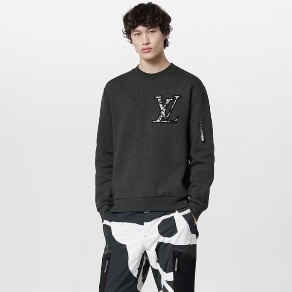 ✨루이비통 남성 그레이 맨투맨 - Louis vuitton Mens Gray Tshirts - lv2025x