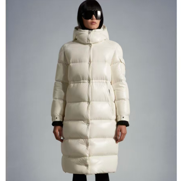 ✨몽클레어 여성 화이트 다운 롱패딩 - Moncler Womens White Down Padding - mo208x