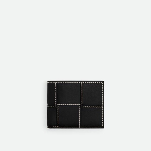 ✨보테가베네타 남성 블랙 반지갑 - Bottega Veneta Mens Black Half Wallets - bv205x