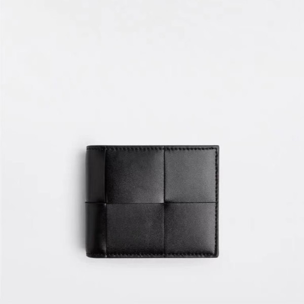 ✨보테가베네타 남성 블랙 반지갑 - Bottega Veneta Mens Black Half Wallets - bv207x