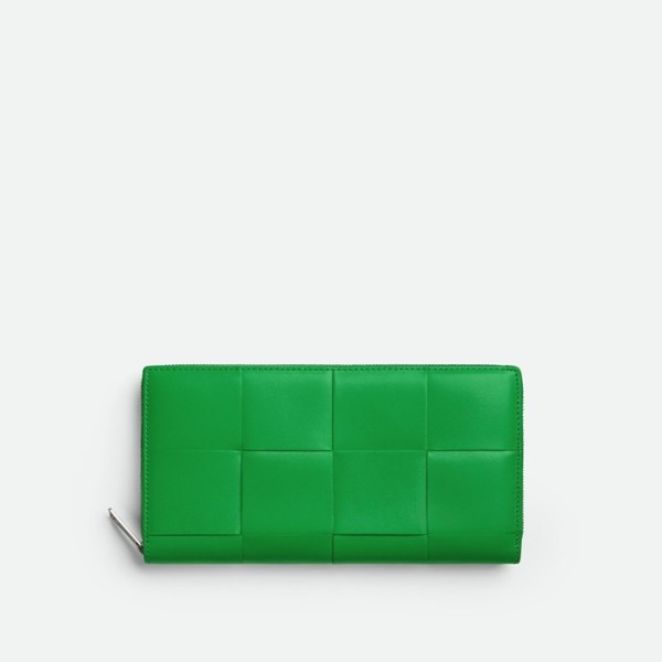 ✨보테가베네타 남성 그린 지퍼돌이 장지갑 - Bottega Veneta Mens Green Zippy Wallets - bv211x