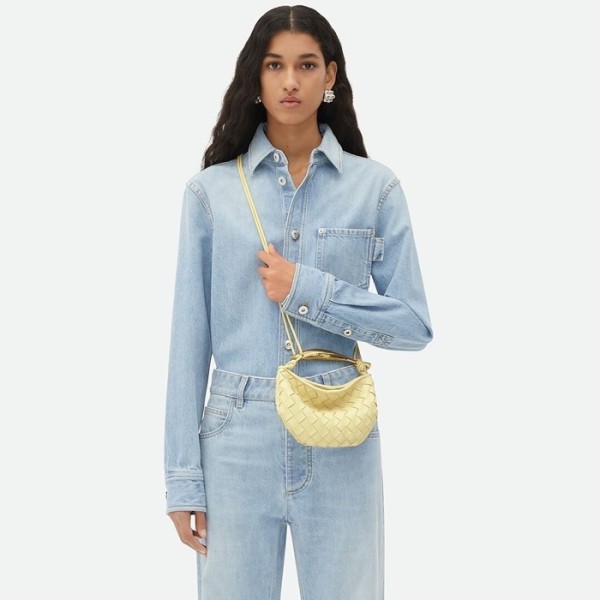 ✨보테가베네타 여성 옐로우 크로스백 - Bottega Veneta Womens Yellow Cross Bag - bv231x