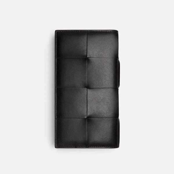 ✨보테가베네타 남성 블랙 장지갑 - Bottega Veneta Mens Black Long Wallets - bv257x