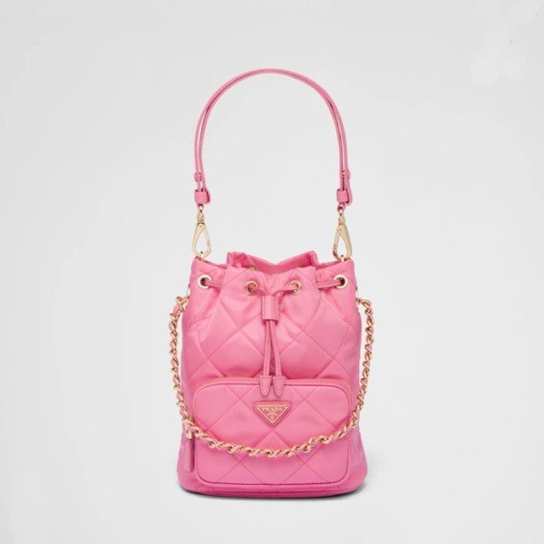 ✨프라다 여성 핑크 버킷백 - Prada Womens Pink Bucket Bag - pr795x