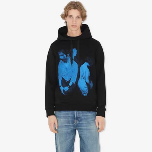 ✨버버리 남성 블랙 후드티 - Burberry Mens Black Hoodie - bu341x