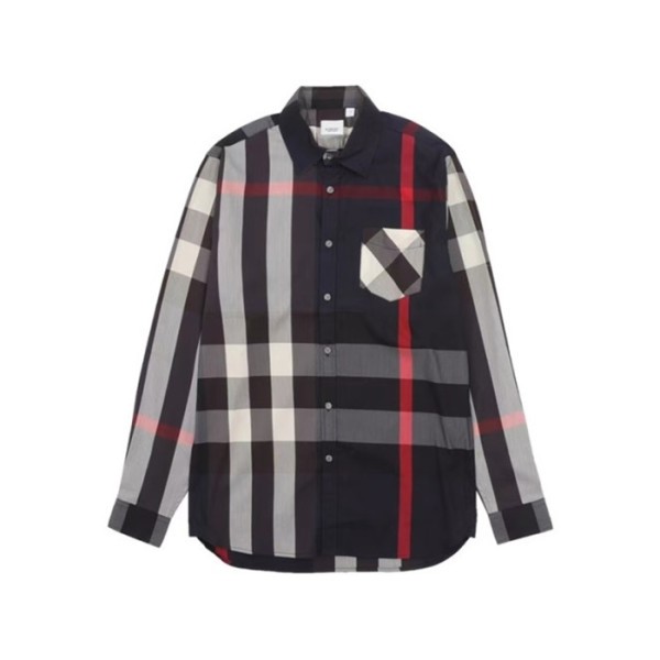 ✨버버리 남성 네이비 셔츠 - Burberry Mens Navy Shirts - bu343x
