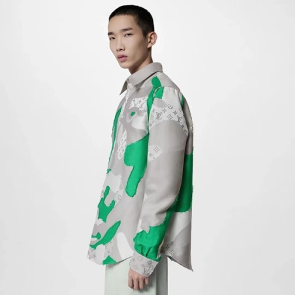 ✨루이비통 남성 그레이 셔츠 - Louis vuitton Mens Gray Shirts - lv2033x