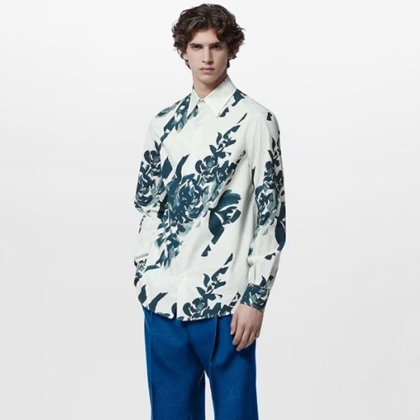 ✨루이비통 남성 화이트 셔츠 - Louis vuitton Mens White Shirts - lv2024x