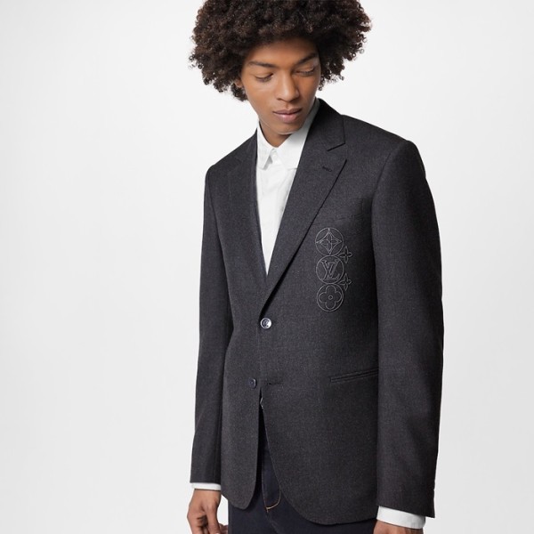 ✨루이비통 남성 블랙 슈트 자켓 - Louis vuitton Mens Black Jackets - lv2026x