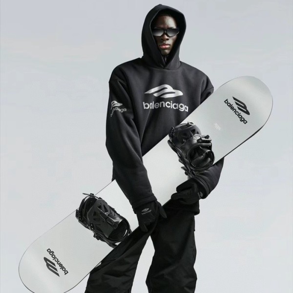 ✨발렌시아가 남성 블랙 후드티 - Balenciaga Mens Black Hoodie - ba841x