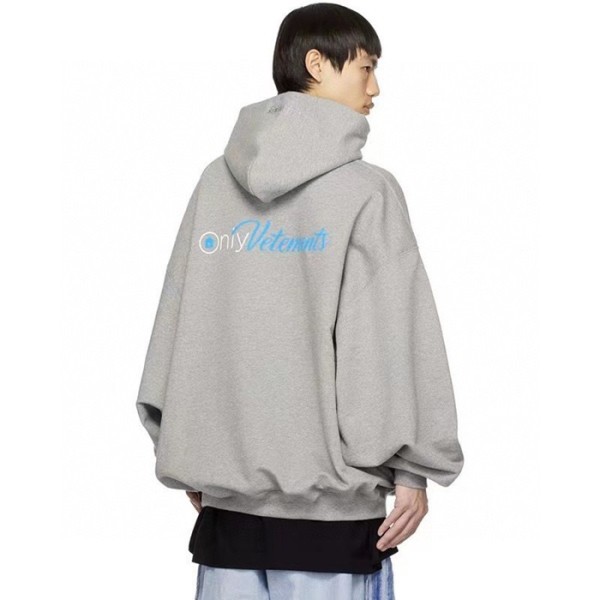 ✨베트멍 남성 그레이 후드티 - Vetements Mens Gray Hoodie - ve379x