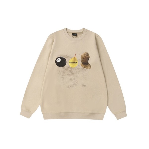 ✨발렌시아가 남성 베이지 맨투맨 - Balenciaga Mens Beige Tshirts - ba850x