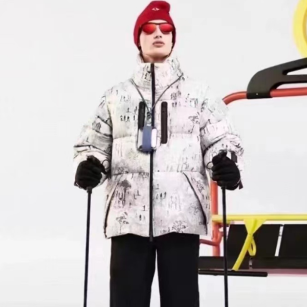 ✨디올 남성 구스다운 그레이 패딩 - Dior Mens Gray Padding - di858x