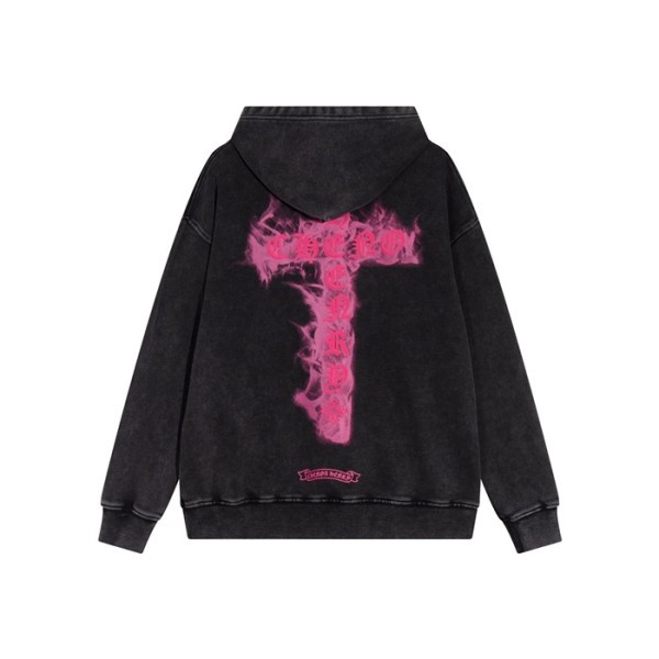 ✨크롬하츠 남성 블랙 후디 - Chrom hearts Mens Black Hoodie - ch211x