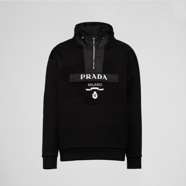 ✨프라다 남성 블랙 맨투맨 - Prada Mens Black Tshirts - pr845x