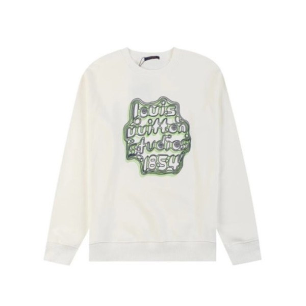 ✨루이비통 남성 화이트 맨투맨 - Louis vuitton Mens White Tshirts - lv2038x