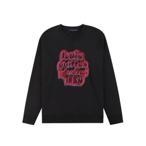 ✨루이비통 남성 블랙 맨투맨 - Louis vuitton Mens Black Tshirts - lv2039x