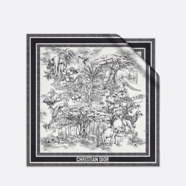 ✨디올 여성 블랙 스카프 - Dior Womens Black Scarf - di859x