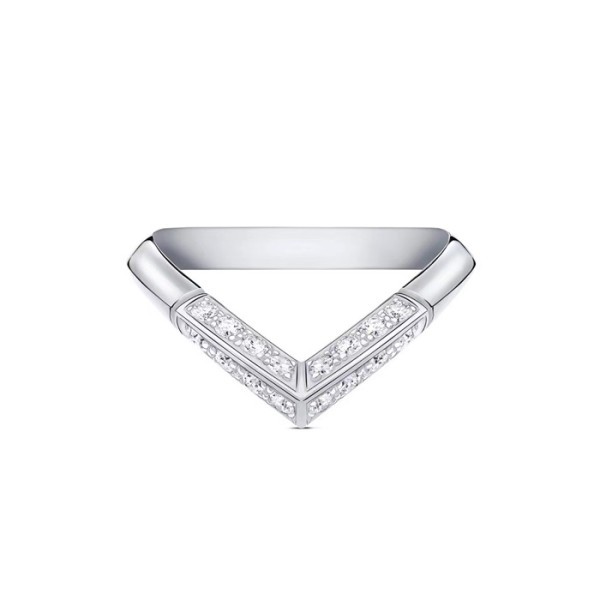 ✨루이비통 여성 화이트 골드 반지 - Louis vuitton Womens White Gold Ring - acc386x